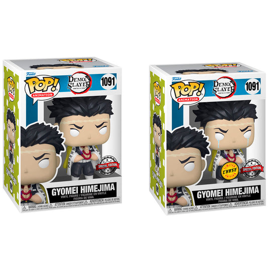 Funko Pop! Demon Slayer Kimetsu no Yaiba Gyomei Himejima 5 + 1 Chase - Figura da Collezione Vinyl