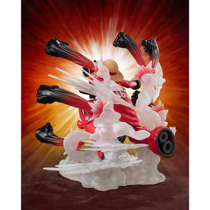 One Piece Monkey D Luffy Gum Gum Hawk Gatling Extra Battle S.H. Figuarts Zero figure 15cm Nerdscape