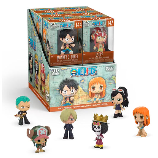One Piece assorted mini figures