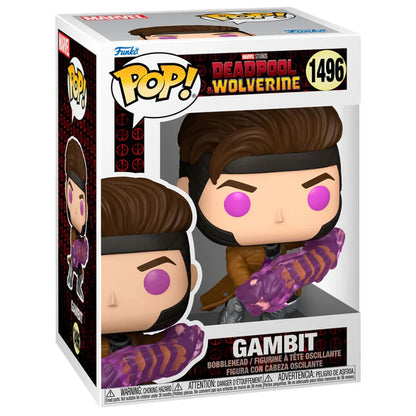 Funko Pop! Marvel Deadpool & Wolverine Gambit - Figura da Collezione Vinyl Nerdscape