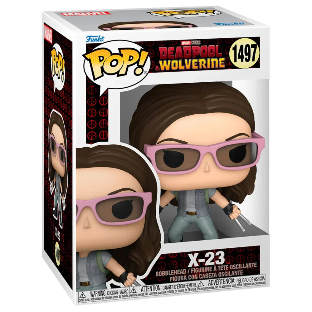 Funko Pop! Marvel Deadpool & Wolverine X-23 - Figura da Collezione Vinyl Nerdscape