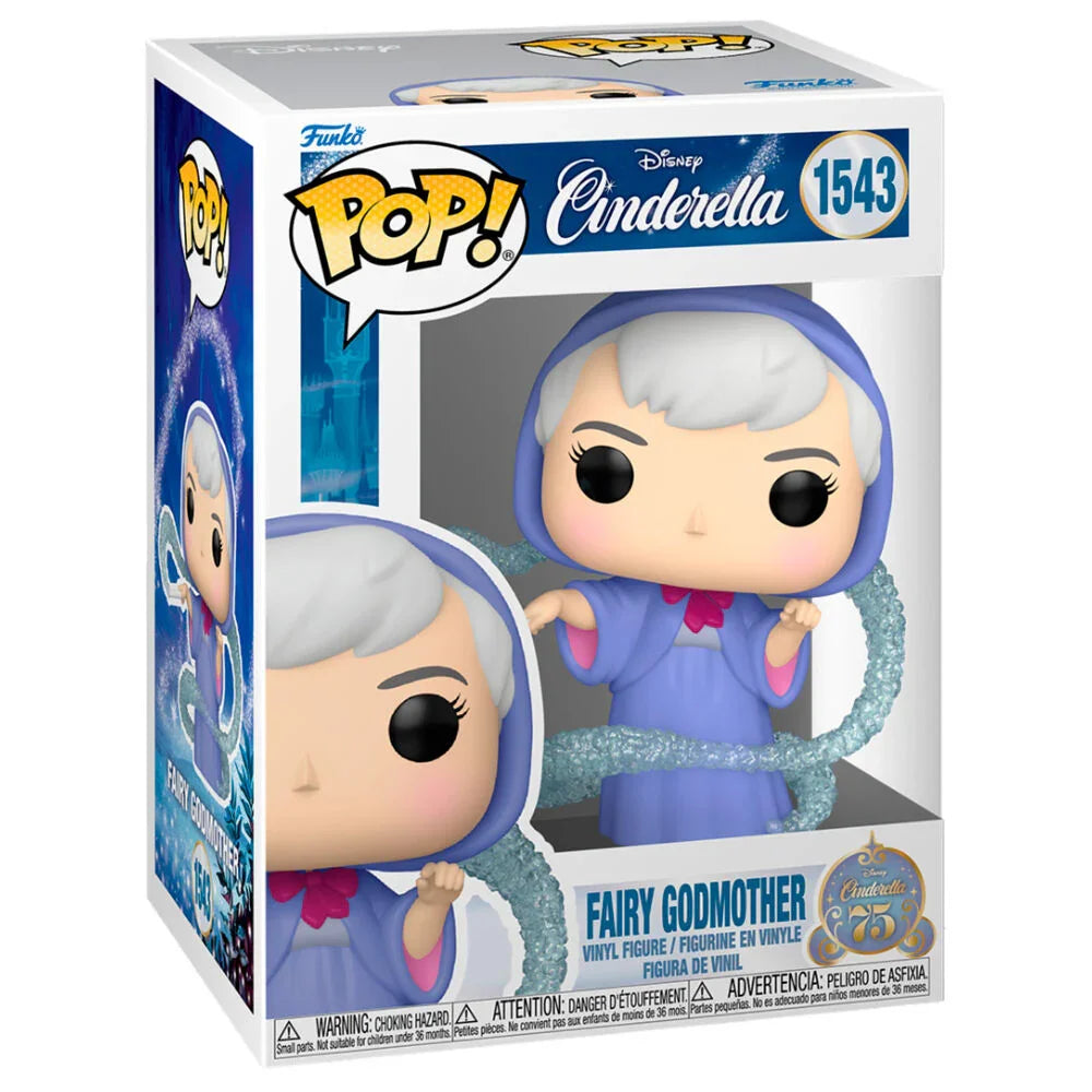 Funko Pop! Disney Cinderella Fairy Godmother - Figura da Collezione Vinyl Nerdscape