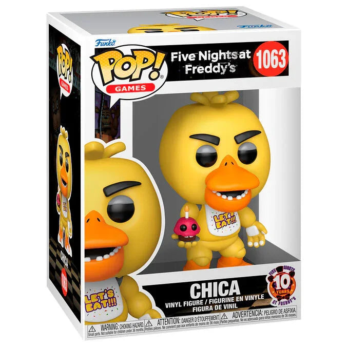 Funko Pop! Five Nights at Freddy's Chica - Figura da Collezione Vinyl Nerdscape