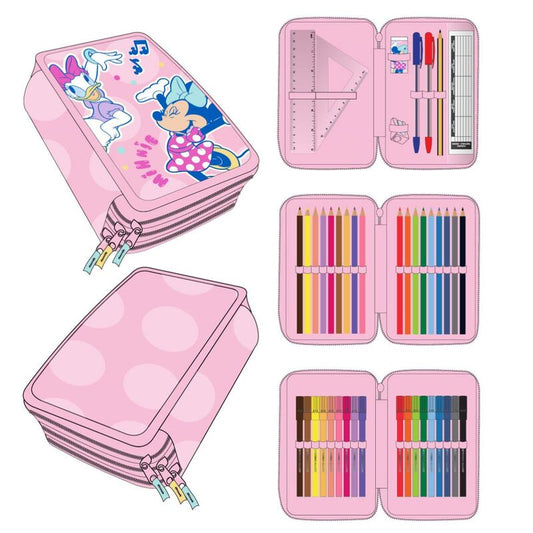 Disney Minnie triple pencil case Nerdscape