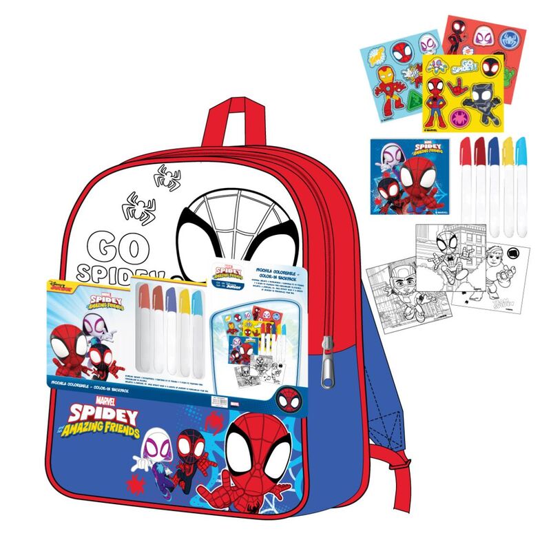 Marvel Spidey Amazing Friends Diy backpack set - Nerdscape