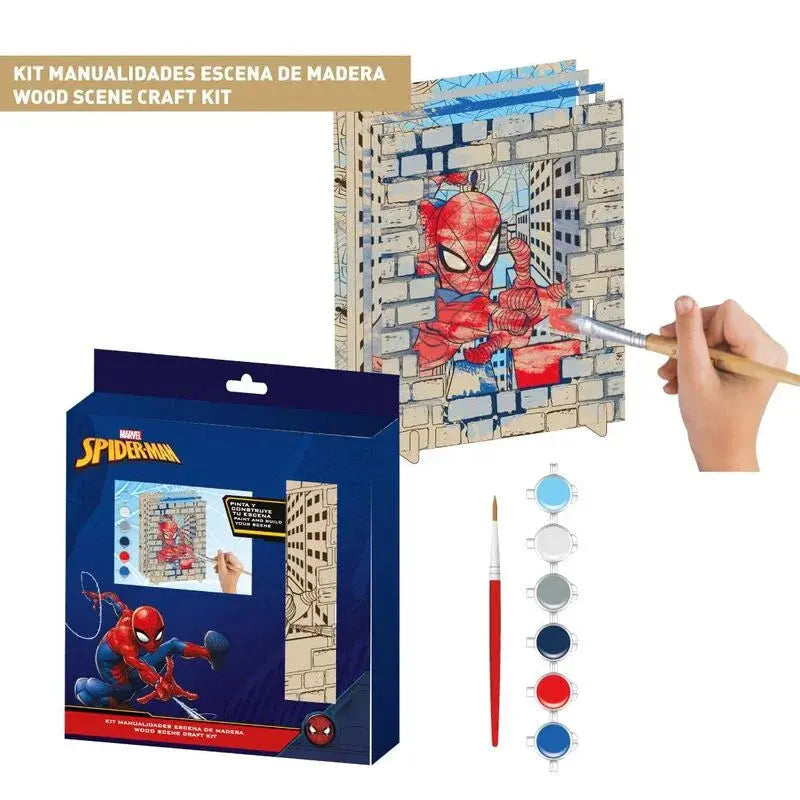 Marvel Spiderman colouring figure Nerdscape
