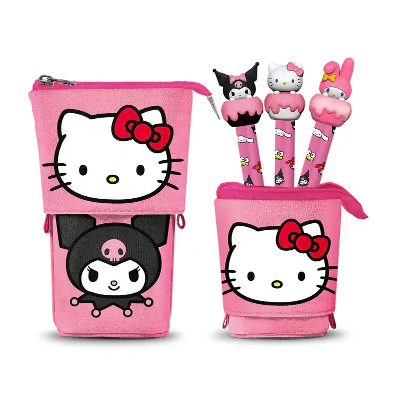 Hello Kitty Pencil case + 3 erasable pens Nerdscape