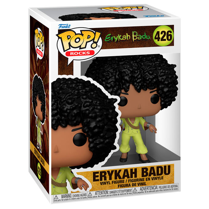 Funko Pop! Rocks Erykah Badu - Figura da Collezione Vinyl Nerdscape
