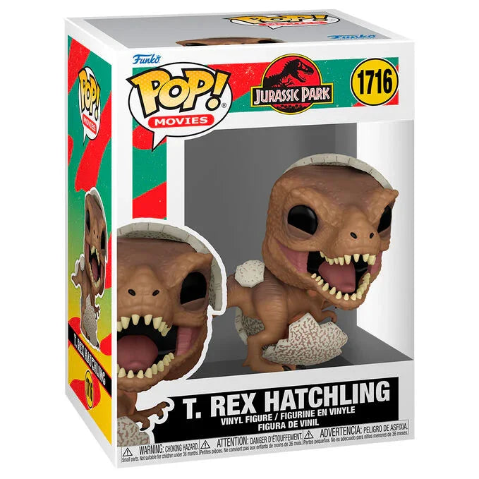 Funko Pop! Jurassic Park T.Rex Hatchling - Figura da Collezione Vinyl Nerdscape