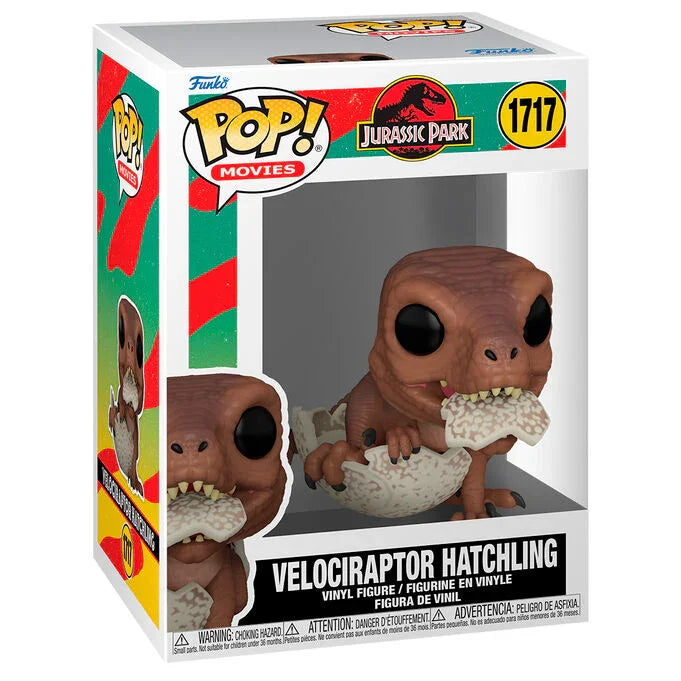 Funko Pop! Jurassic Park Velociraptor Hatchling - Figura da Collezione Vinyl Nerdscape