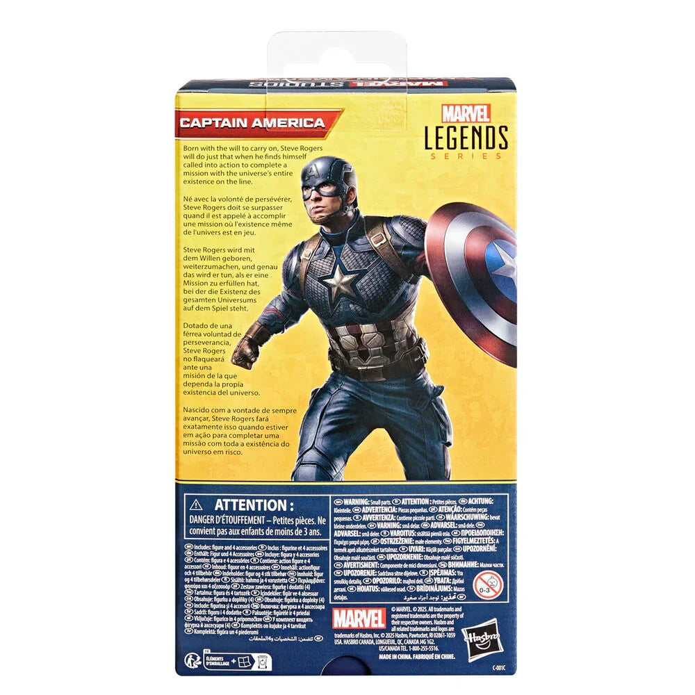 Marvel Legends Captain America Avengers: Endgame Figura da Collezione 15cm - Nerdscape Nerdscape