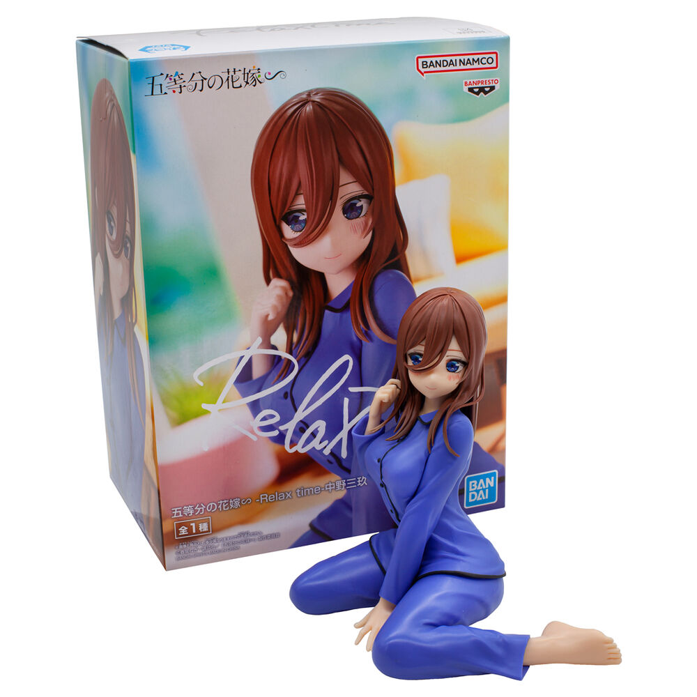 Nerdscape Miku Nakano Relax Time The Quintessential Quintuplets Figura da Collezione Nerdscape