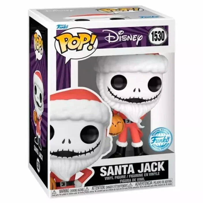 POP figure Disney Nightmare Before Christmas Santa Jack Exclusive Nerdscape