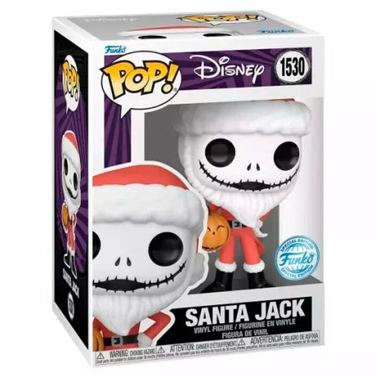 POP figure Disney Nightmare Before Christmas Santa Jack Exclusive Nerdscape