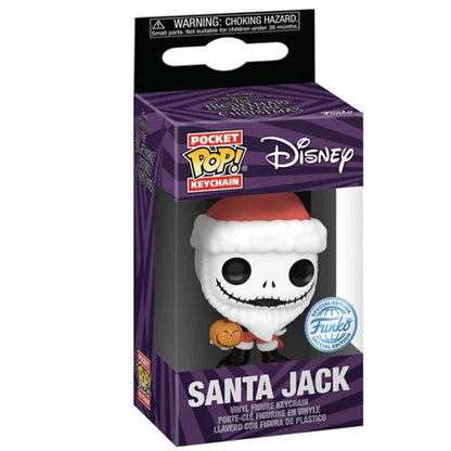 Pocket POP Keychain Disney Nightmare Before Christmas Santa Jack Exclusive Nerdscape