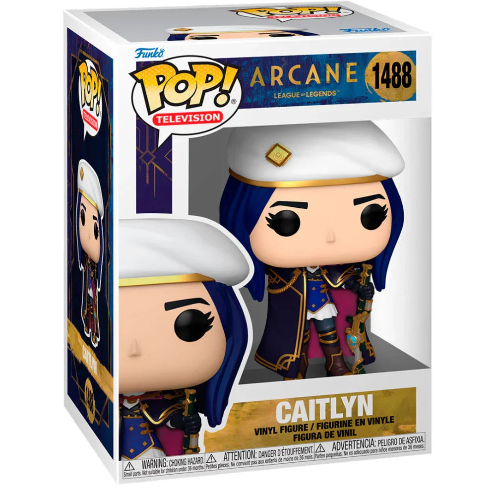 Funko Pop! League of Legends Arcane Caitlyn - Figura da Collezione Vinyl Nerdscape
