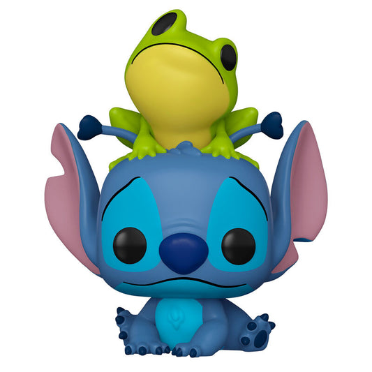 Figurine POP Disney Lilo &amp; Stitch - Stitch avec la grenouille (Exclusivité)