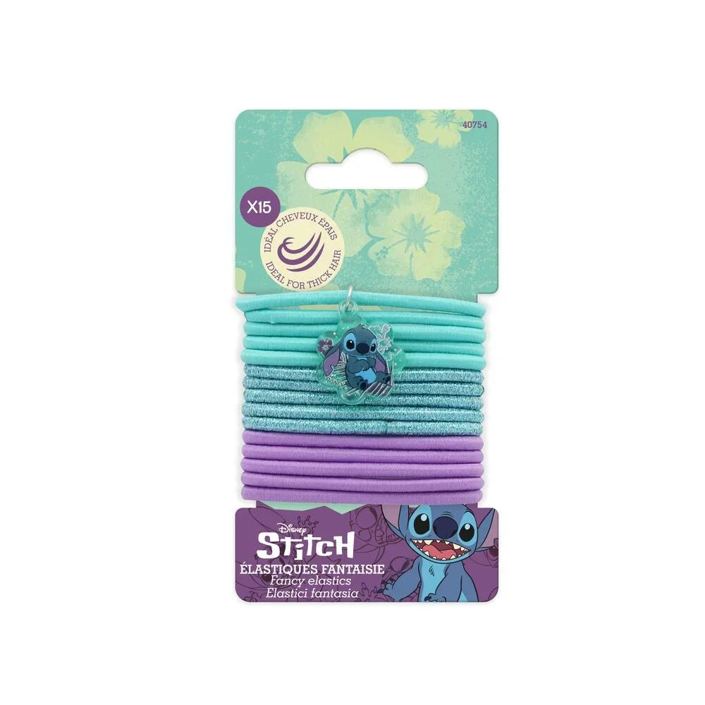 Disney Stitch 15 Hair rubber bands pack Nerdscape