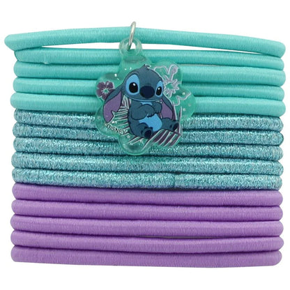 Disney Stitch 15 Hair rubber bands pack Nerdscape