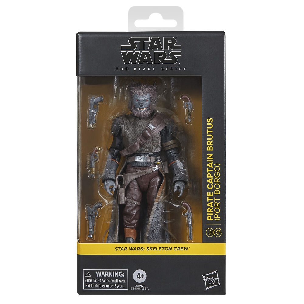 Star Wars Black Series Skeleton Crew Pirate Captain Brutus Port Borgo Figura da Collezione - Nerdscape Nerdscape