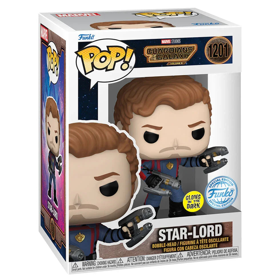 POP figure Marvel Guardianes de la Galaxia Star-Lord Exclusive Nerdscape