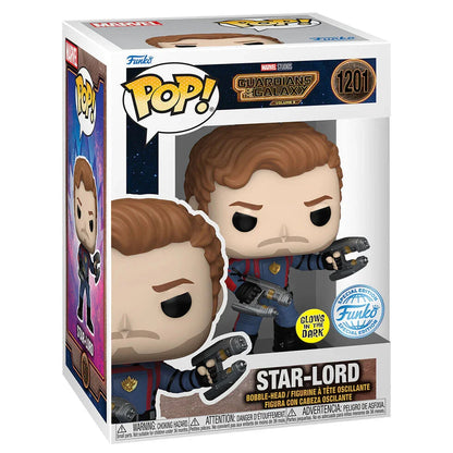 POP figure Marvel Guardianes de la Galaxia Star-Lord Exclusive Nerdscape