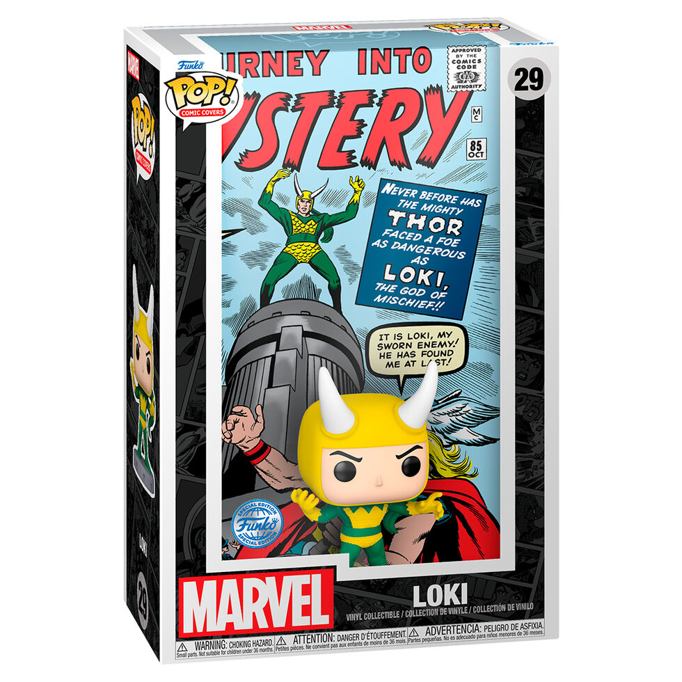 Funko Pop! Marvel Loki - Figura da Collezione Vinyl Exclusive Nerdscape