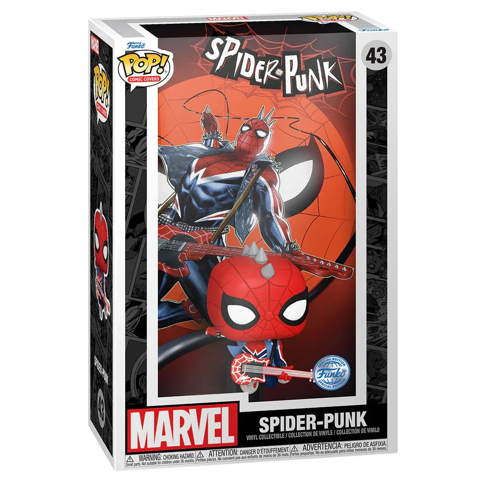 POP figure Comic Cover Marvel Spider-Punk Exclusive Nerdscape