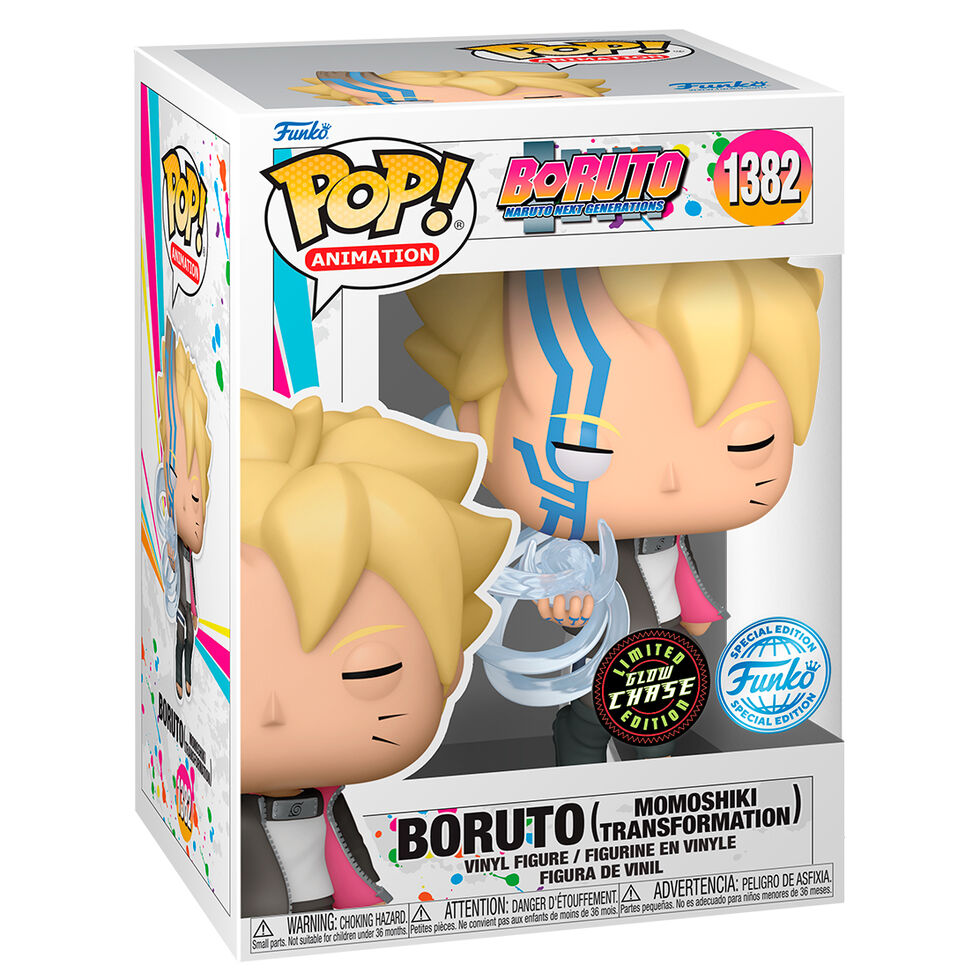 Funko Pop! Boruto Boruto Momoshiki Transformation 5 + 1 Chase - Figura da Collezione Vinyl Nerdscape