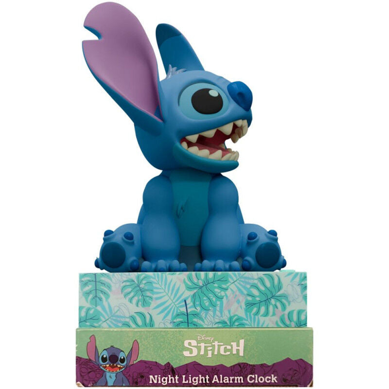 Disney Stitch 3D lamp with alarm clock Nerdscape