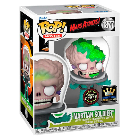 POP figure Mars Attacks Martian Soldier Exclusive Chase Nerdscape