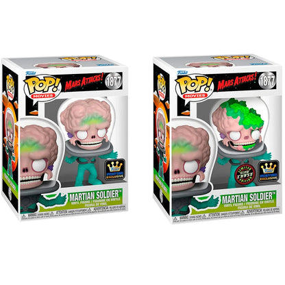 POP figure Mars Attacks Martian Soldier Exclusive 5 + 1 Chase Nerdscape