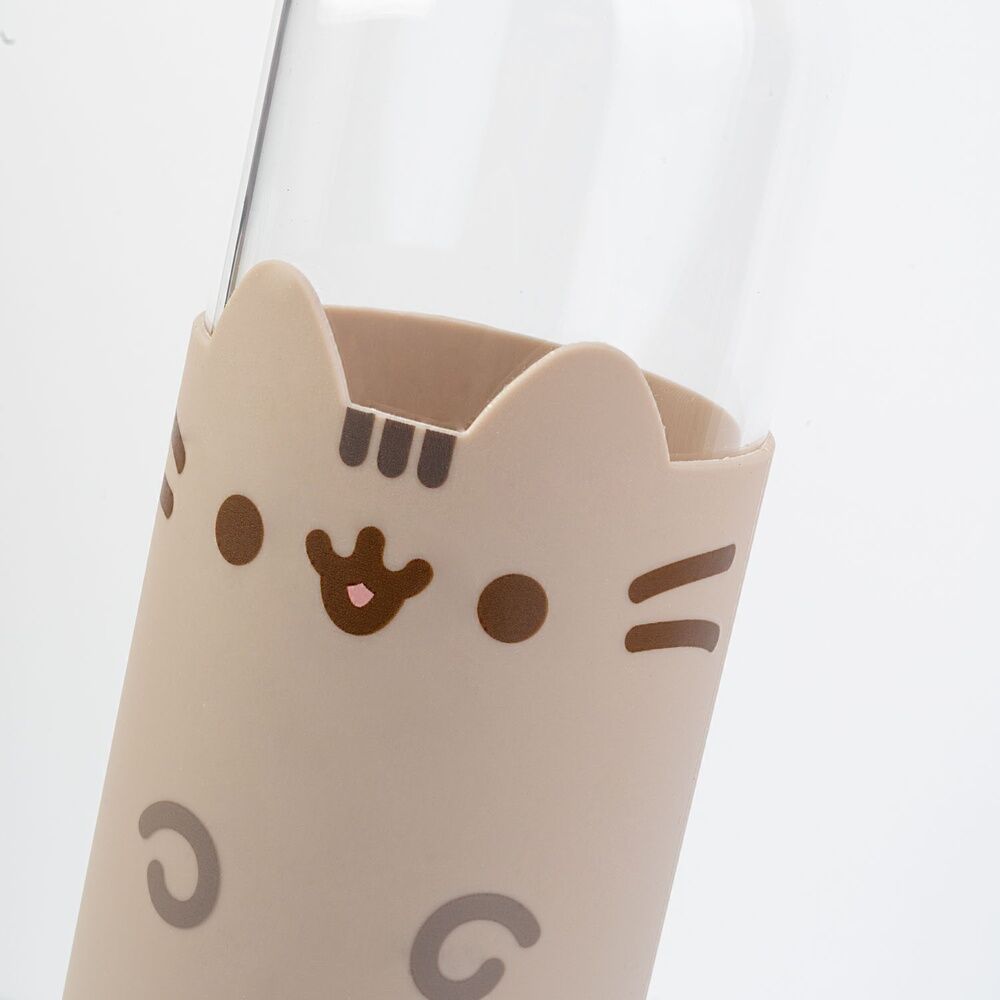 Pusheen glass bottle 500ml Nerdscape