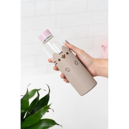 Pusheen glass bottle 500ml Nerdscape