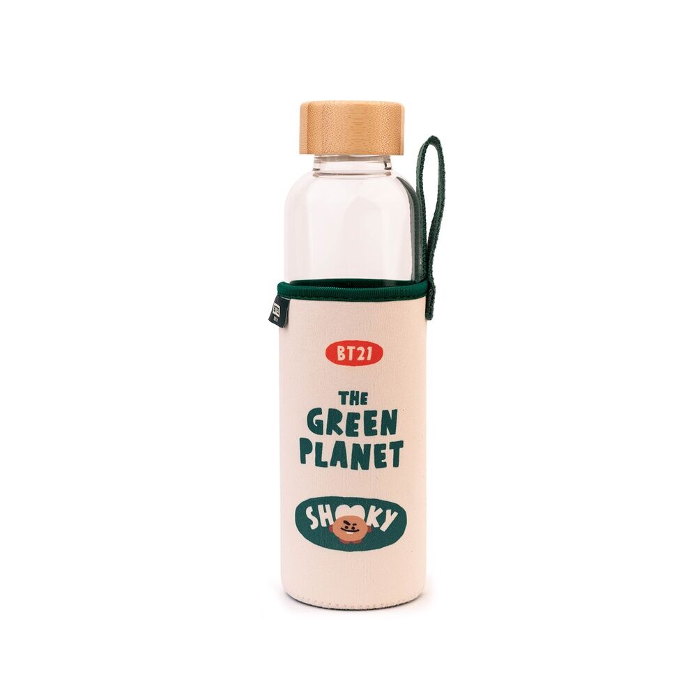 BT21 Shooky glass bottle 500ml Nerdscape