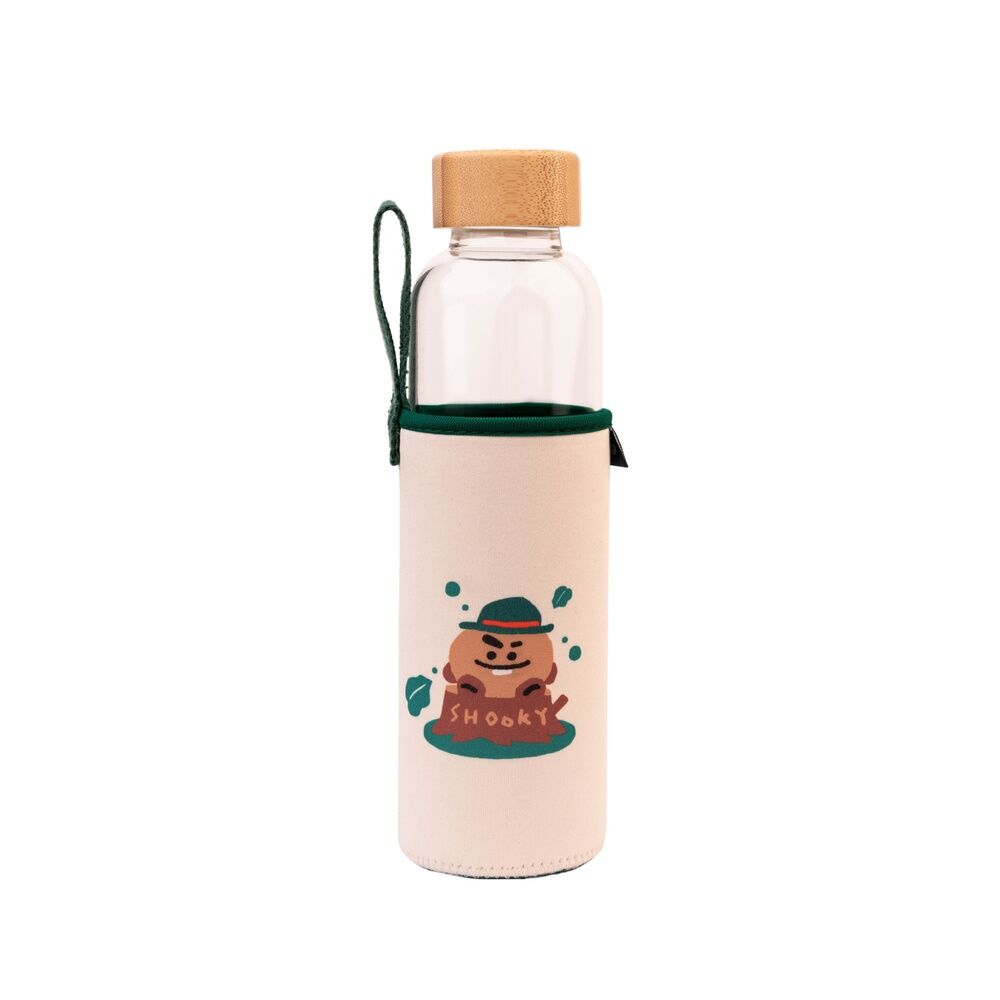 BT21 Shooky glass bottle 500ml Nerdscape