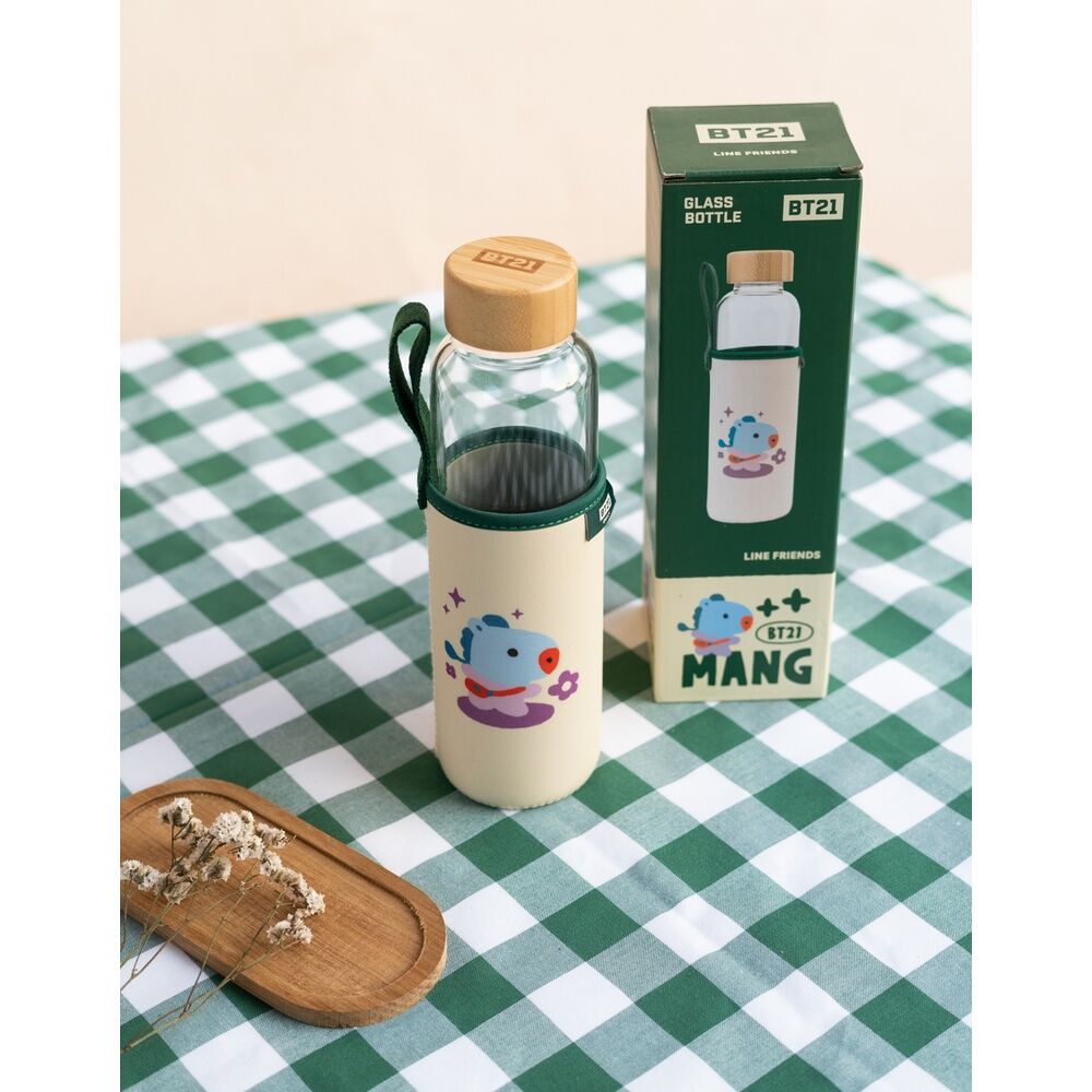 BT21 Mang glass bottle 500ml Nerdscape