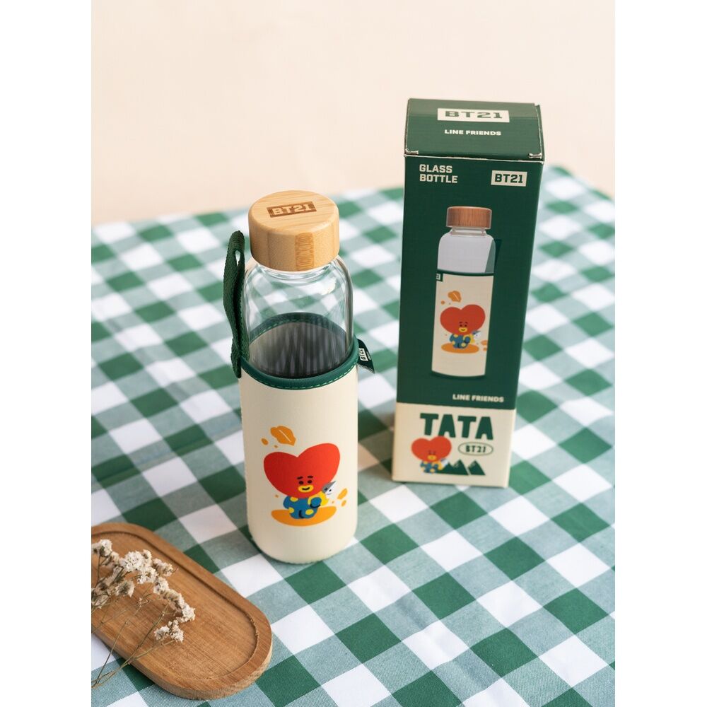 BT21 Tata glass bottle 500ml Nerdscape
