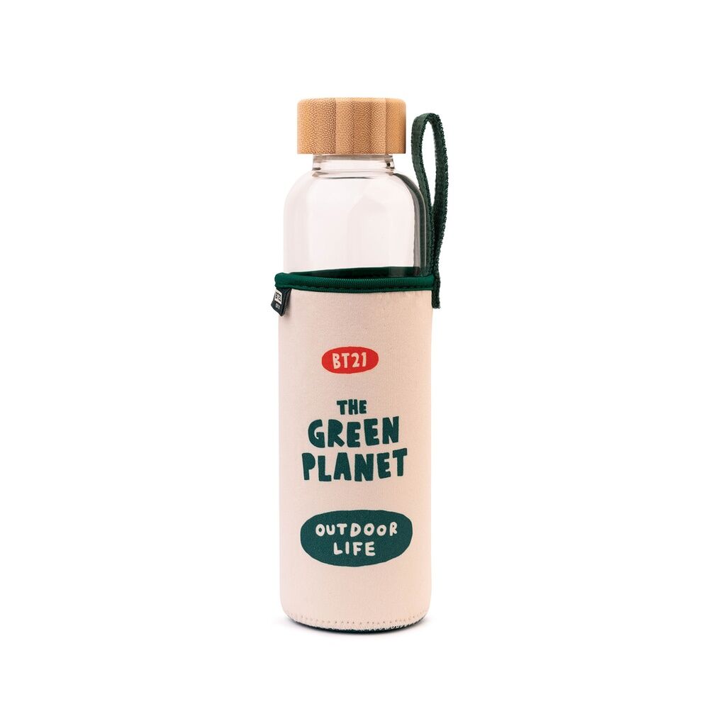 BT21 glass bottle 500ml Nerdscape