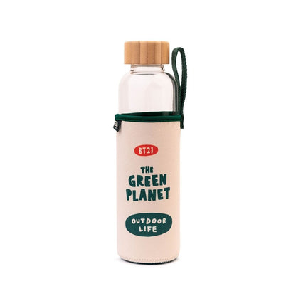 BT21 glass bottle 500ml Nerdscape