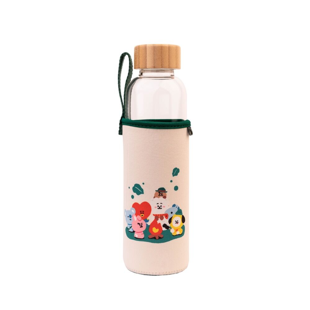 BT21 glass bottle 500ml Nerdscape