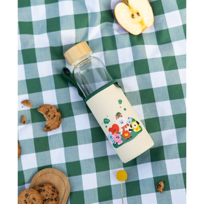 BT21 glass bottle 500ml Nerdscape