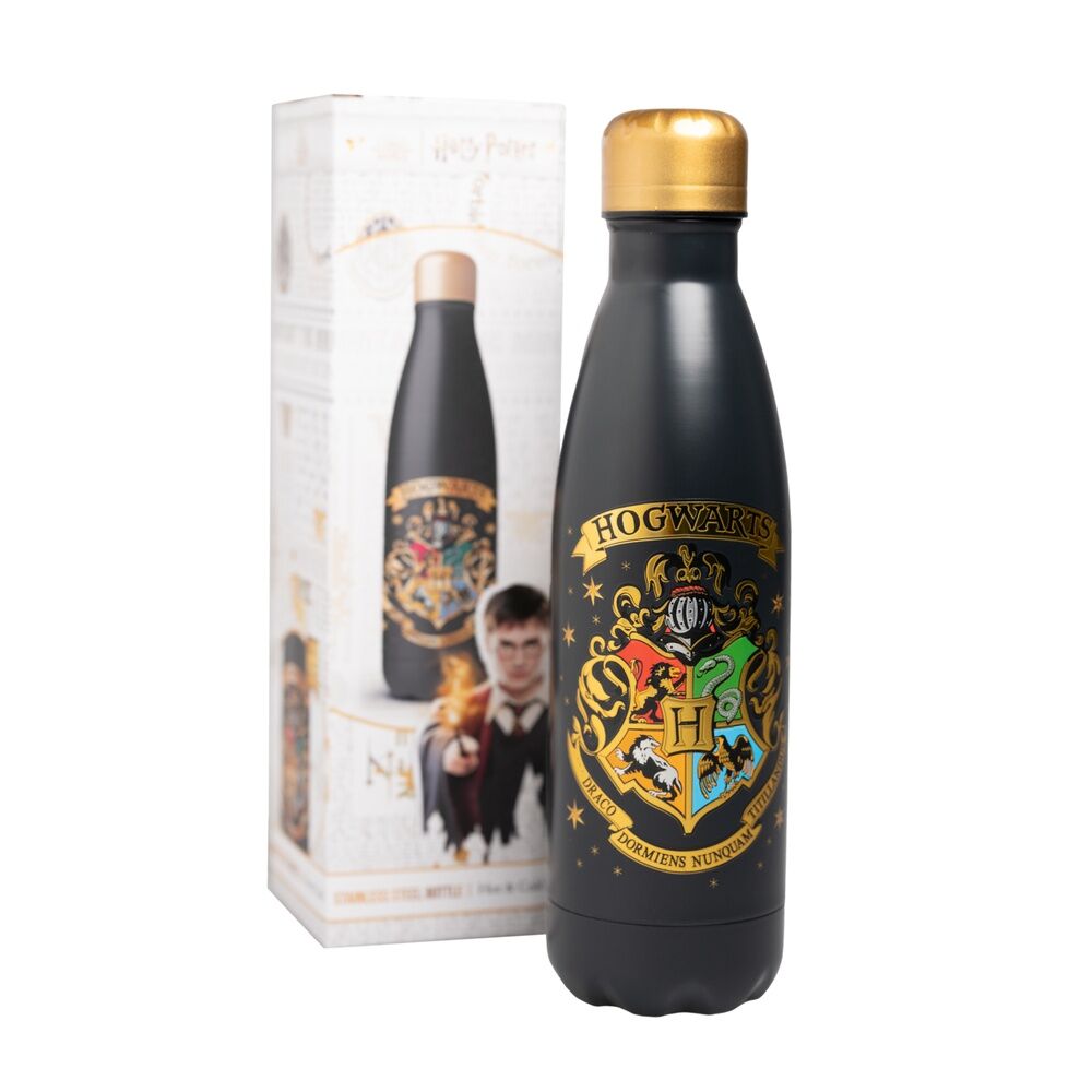 Harry Potter Bottiglia Acciaio Inox 500ml Hogwarts - Collezione Nerdscape Nerdscape