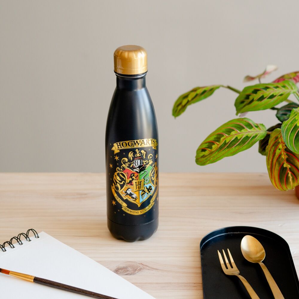 Harry Potter Bottiglia Acciaio Inox 500ml Hogwarts - Collezione Nerdscape Nerdscape