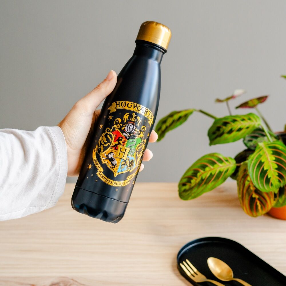 Harry Potter Bottiglia Acciaio Inox 500ml Hogwarts - Collezione Nerdscape Nerdscape