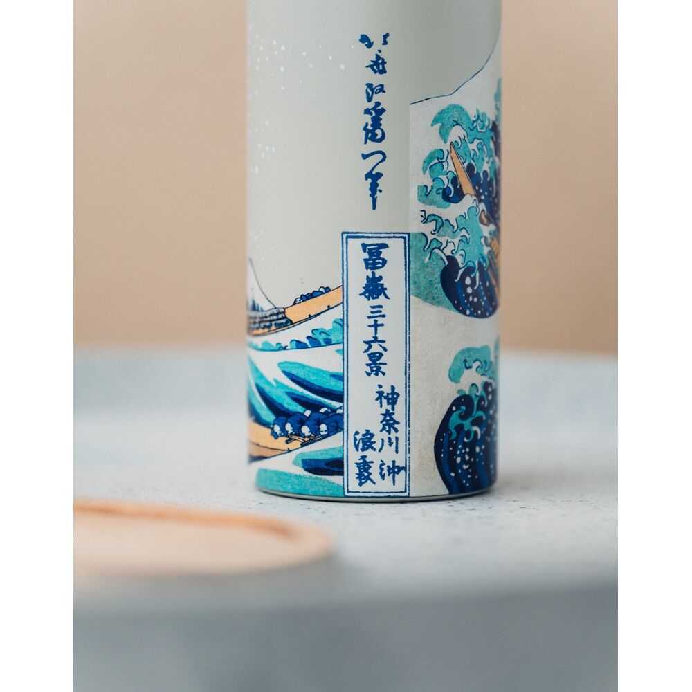 The Great Wave of Kanagawa Hokusai Stainless steel bottle 500ml Nerdscape