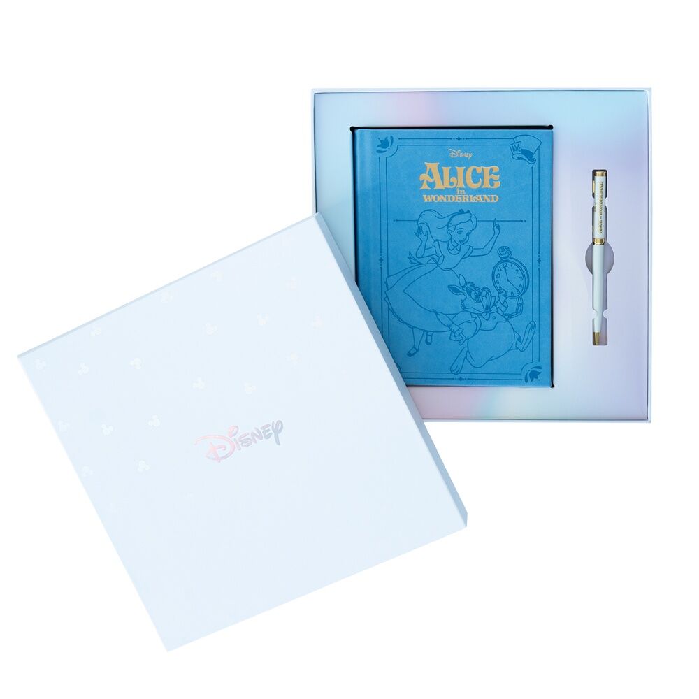 Disney Alice in Wonderland A5 Notebook + Pen set Nerdscape