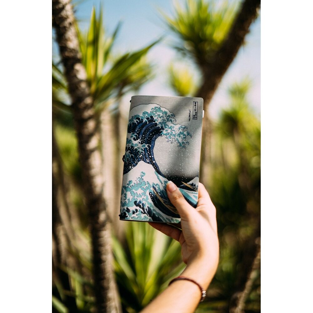 The Great Wave of Kanagawa Hokusai travel notebook Nerdscape
