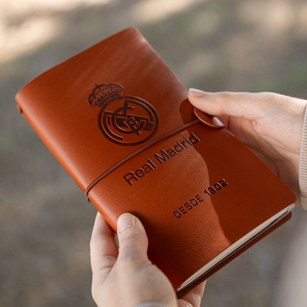 Real Madrid Travel Notebook Nerdscape – Collezione Ufficiale con 2 Blocchi Sostituibili Nerdscape
