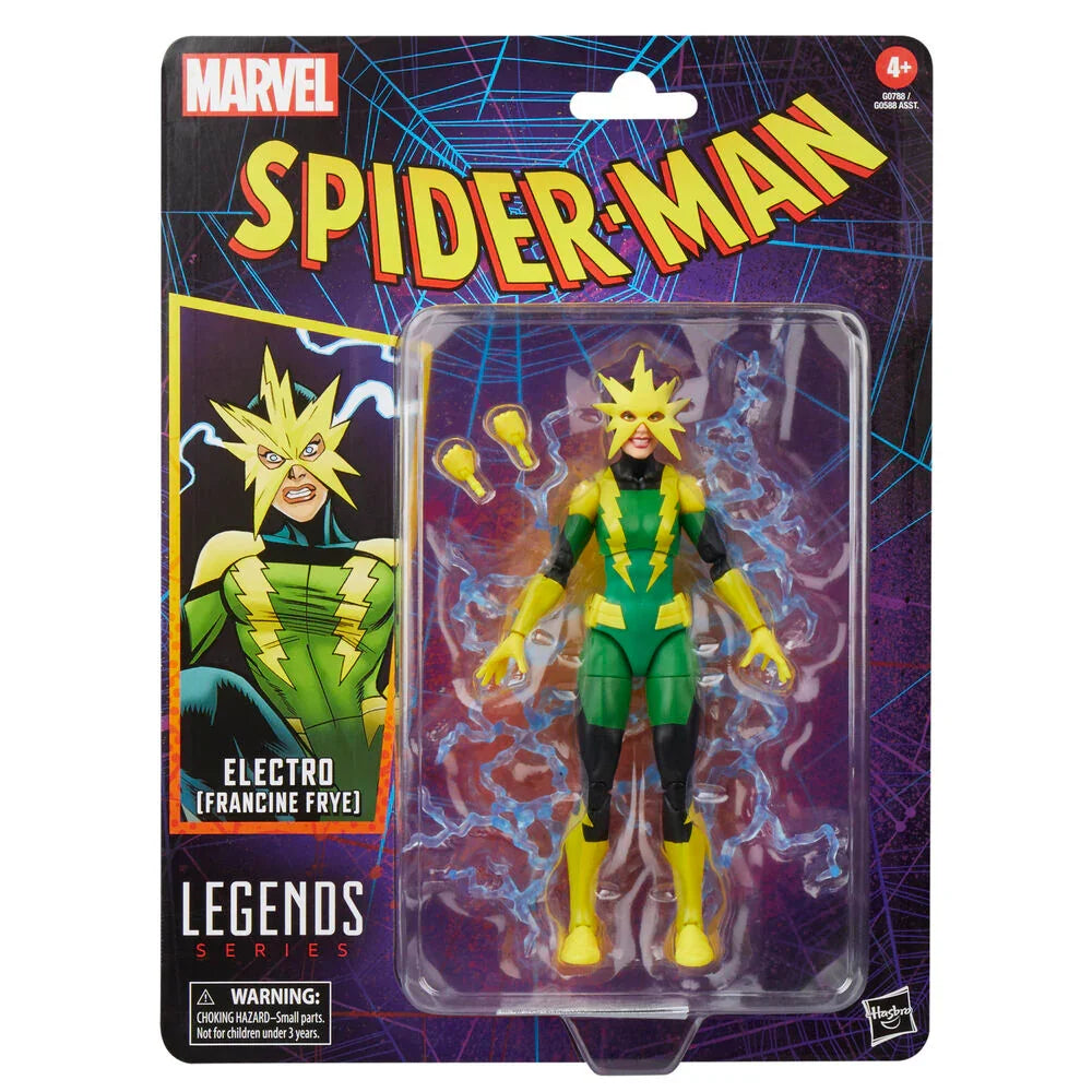 Marvel Spider-Man Electro Francine Frye Figura da Collezione 15cm - Nerdscape Nerdscape